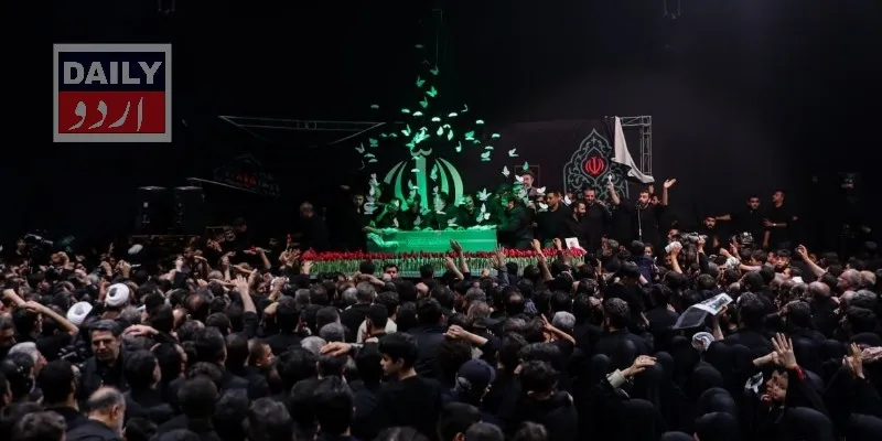 ایران میں سابق سپریم لیڈر خامنہ ای کی سرکاری آخری رسومات کا آغاز